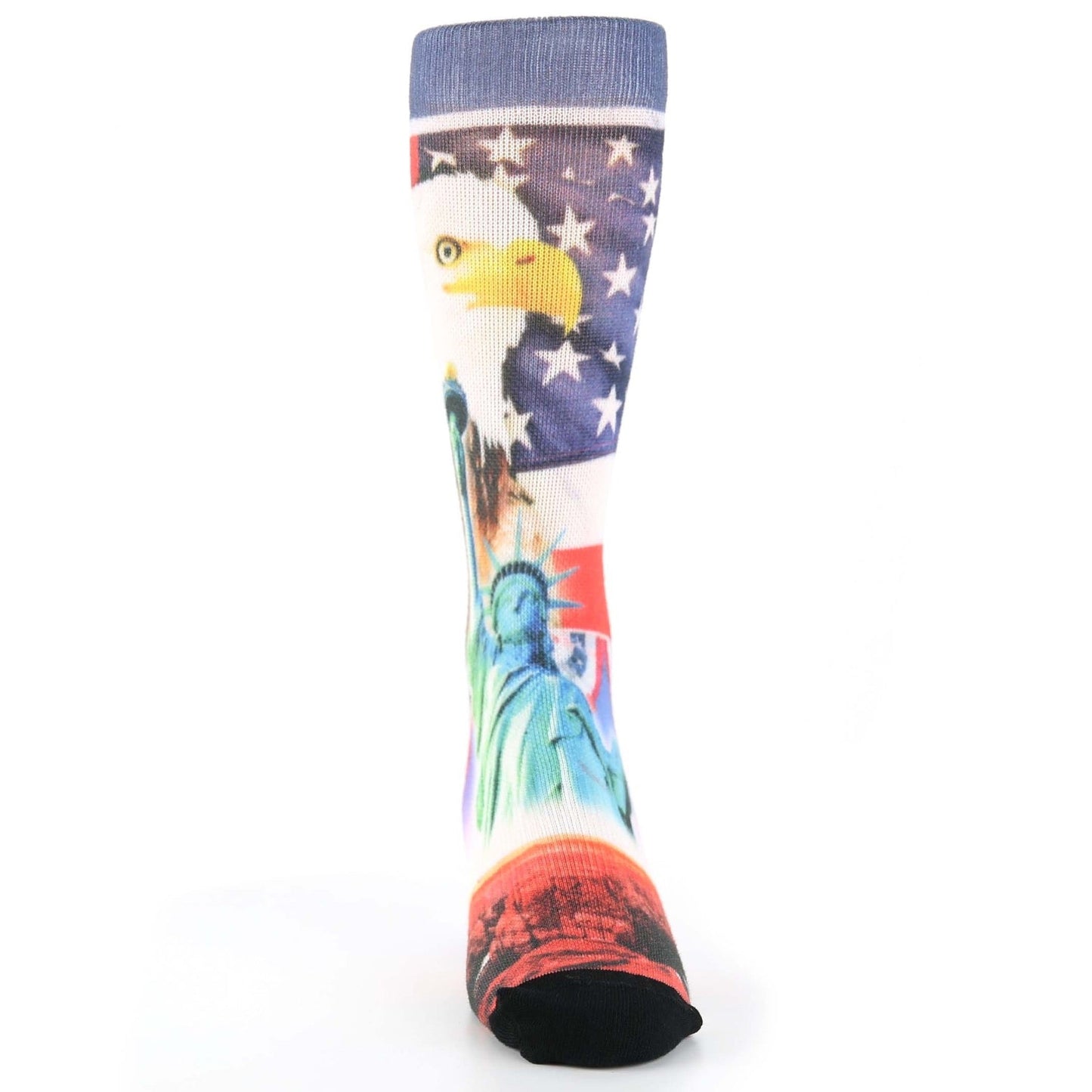 USA Patriotic Custom Print Men's Socks