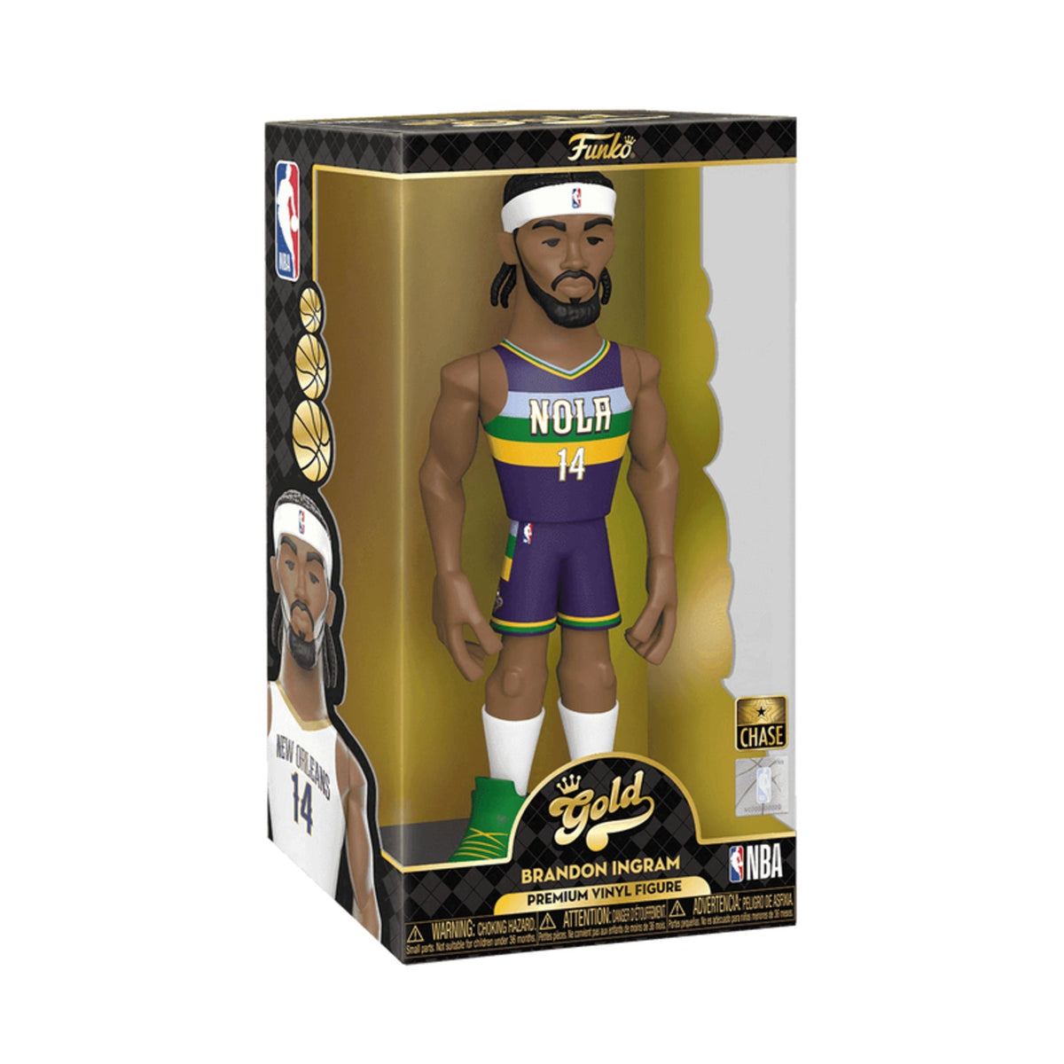 Funko Gold NBA: Brandon Ingram (City Edition Chase) 12-Inch Vinyl Figure