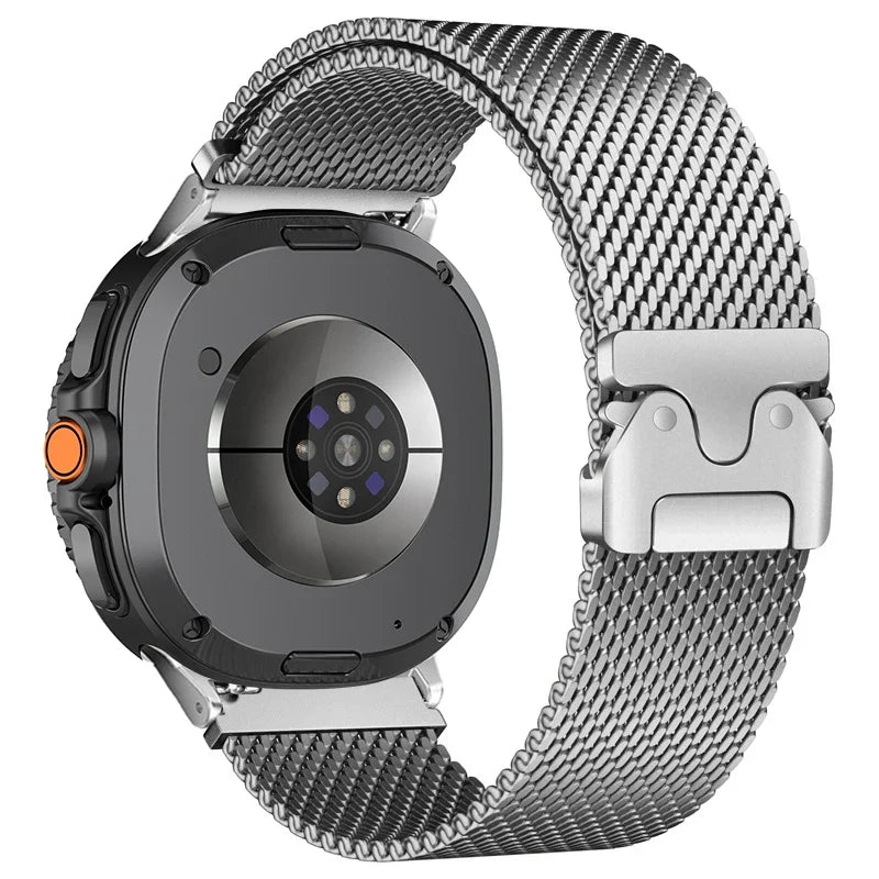 Samsung Galaxy Watch8, 8 Classic & 9 Milanese Mesh Band, Hook Clasp