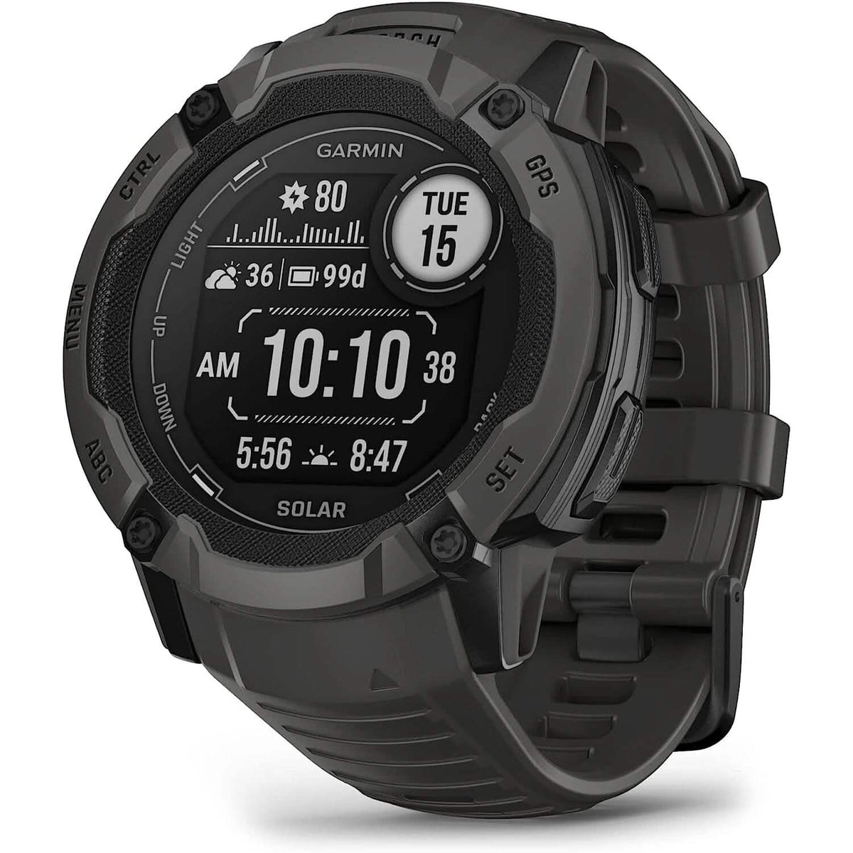 Garmin Instinct 2X Solar Rugged GPS Smartwatch (Refurbished)