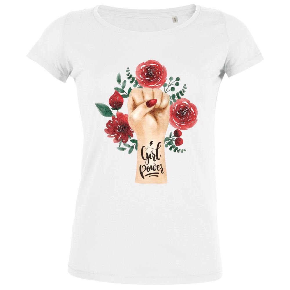 Girl Power Fist Women's Organic Tee