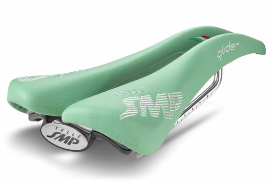 Selle SMP Glider Saddle with Steel Rails (Celeste)