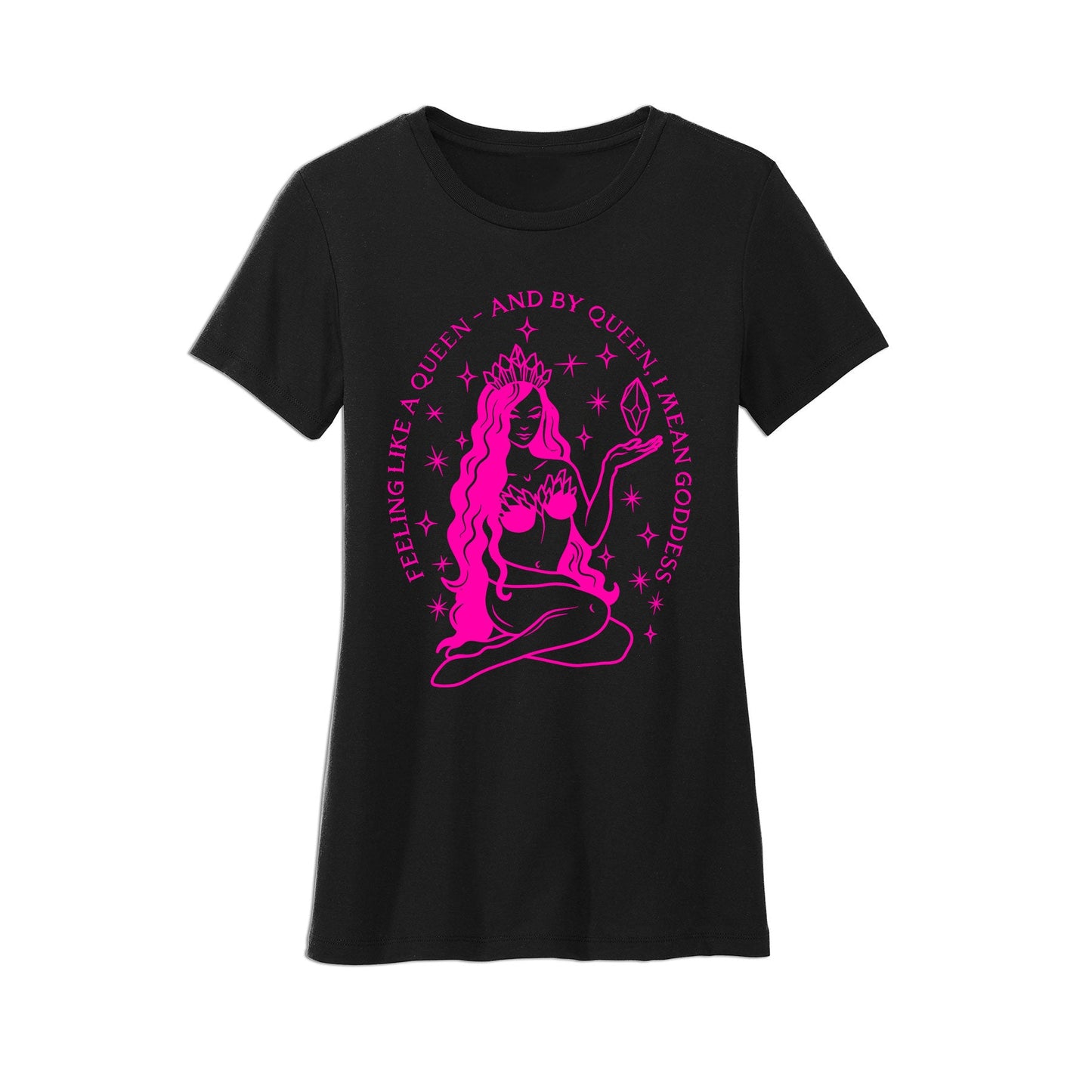 Crystal Empress - Women’s Tri-Blend Tee - Infused with Rose Quartz
