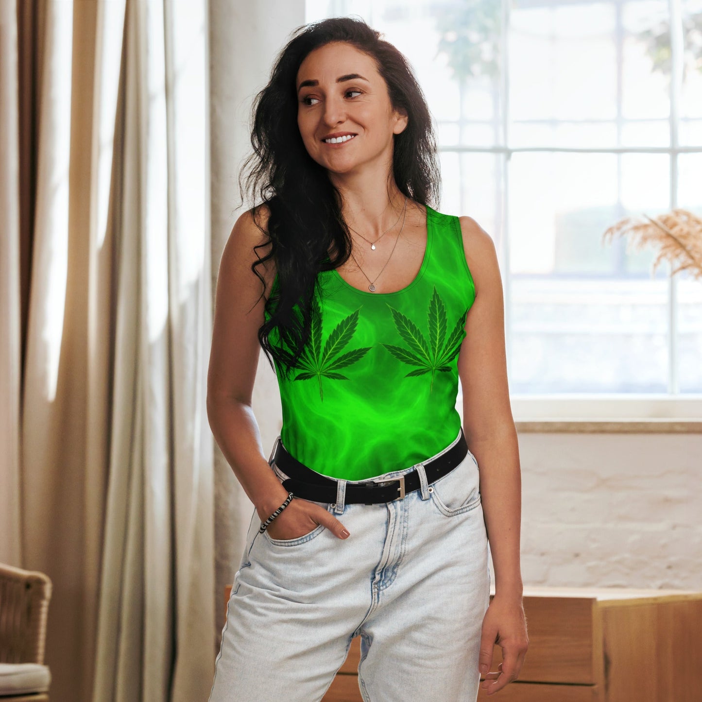 Green smoke 420 leaves Tank Top