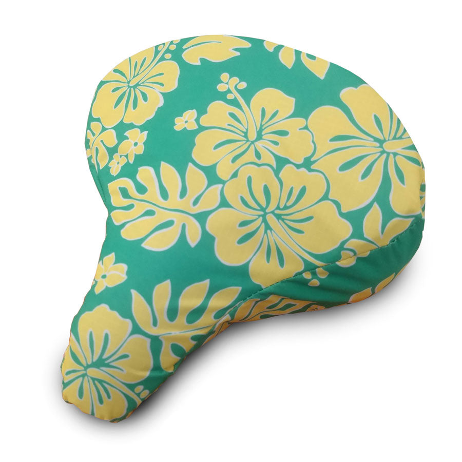 Cruiser Candy Padded Seat Cover (Honeydew Hibiscus)