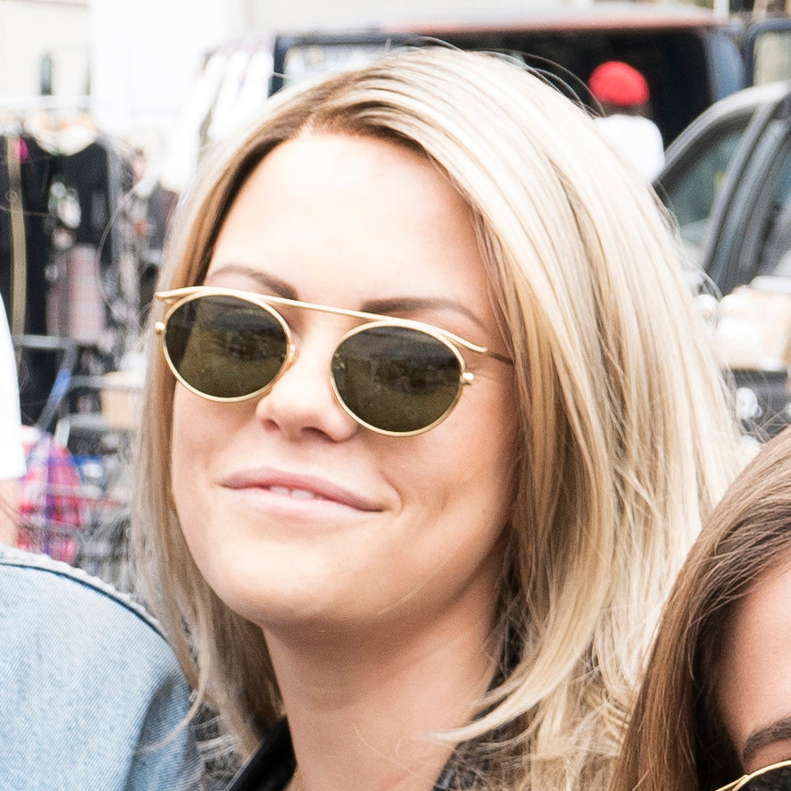 Steampunk 90s Metal Aviator Vintage Sunglass - Raven