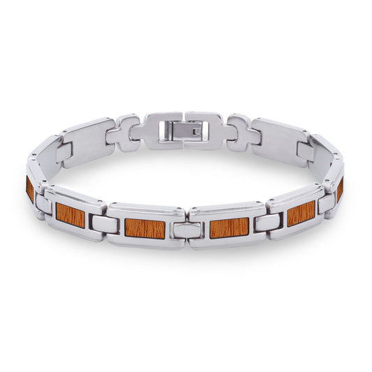 Gum Burl Men's Link Bracelet