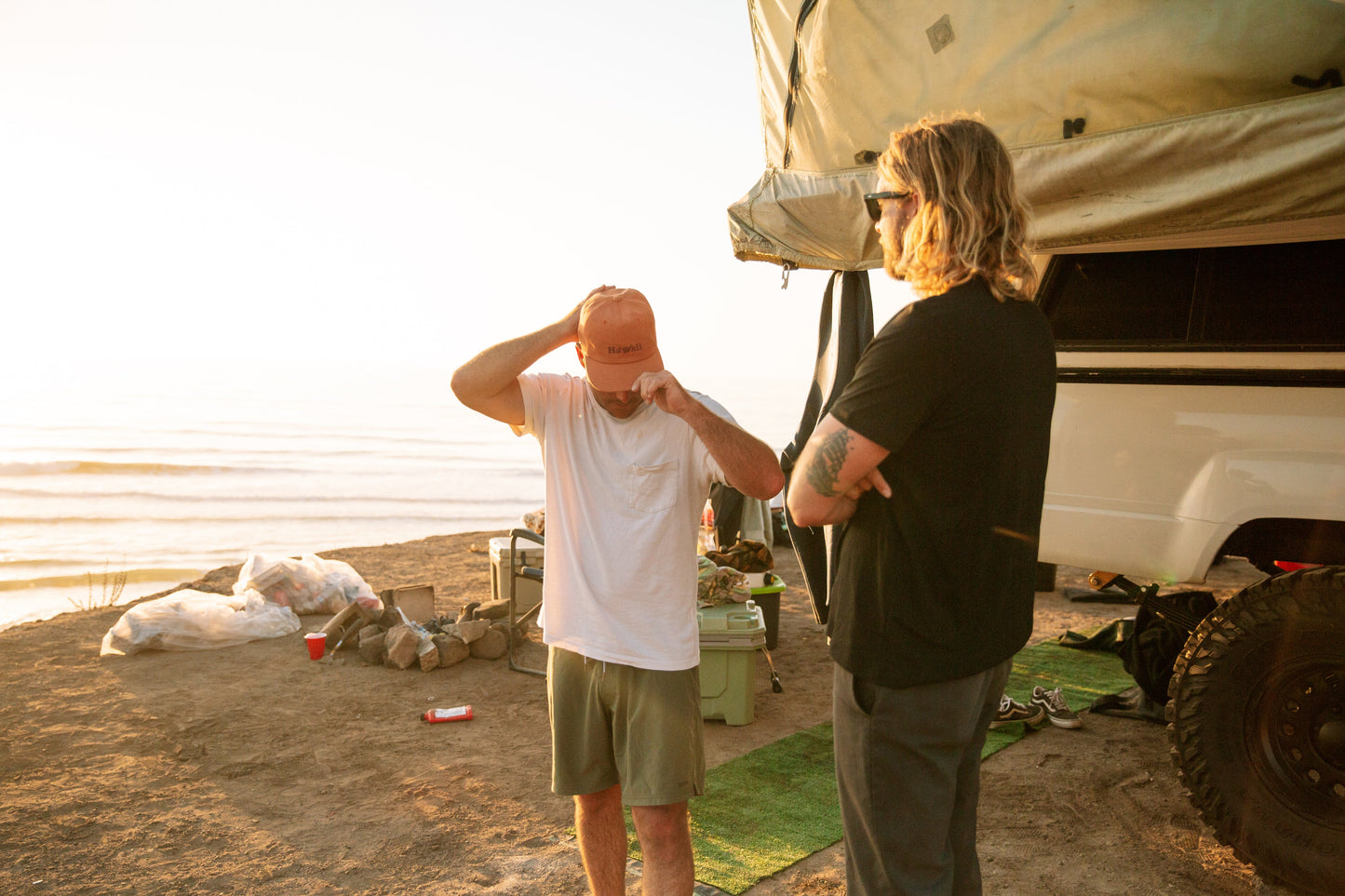 Hawaii Poly Cap - Tangerine