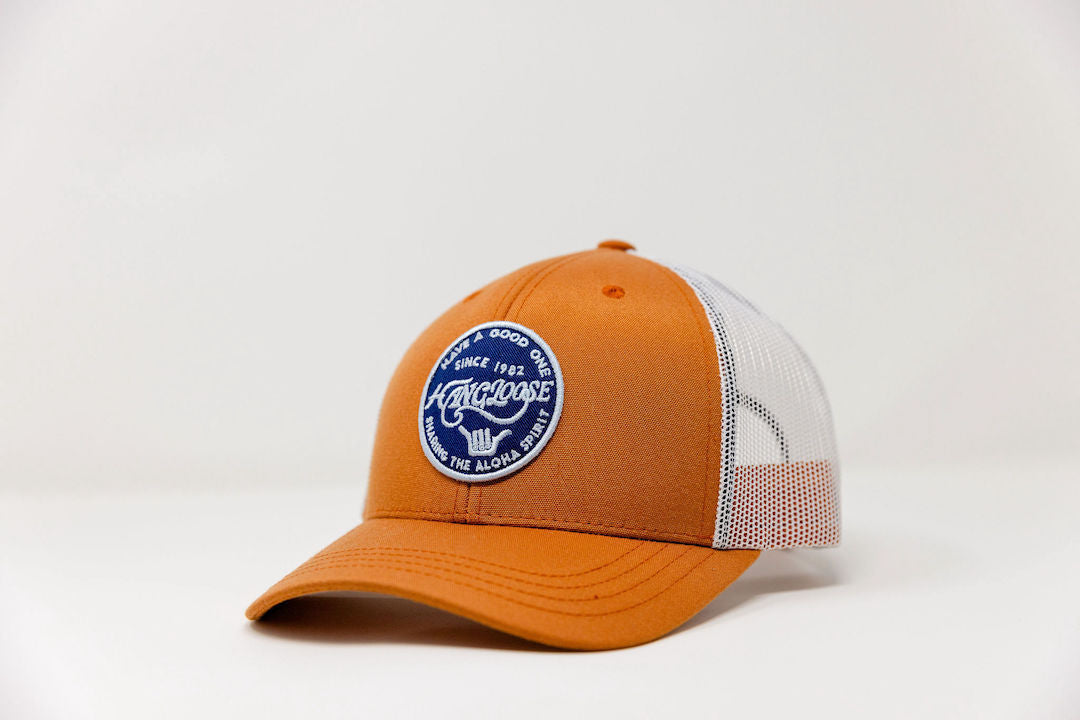 Rio Cap - Tangerine / Off White