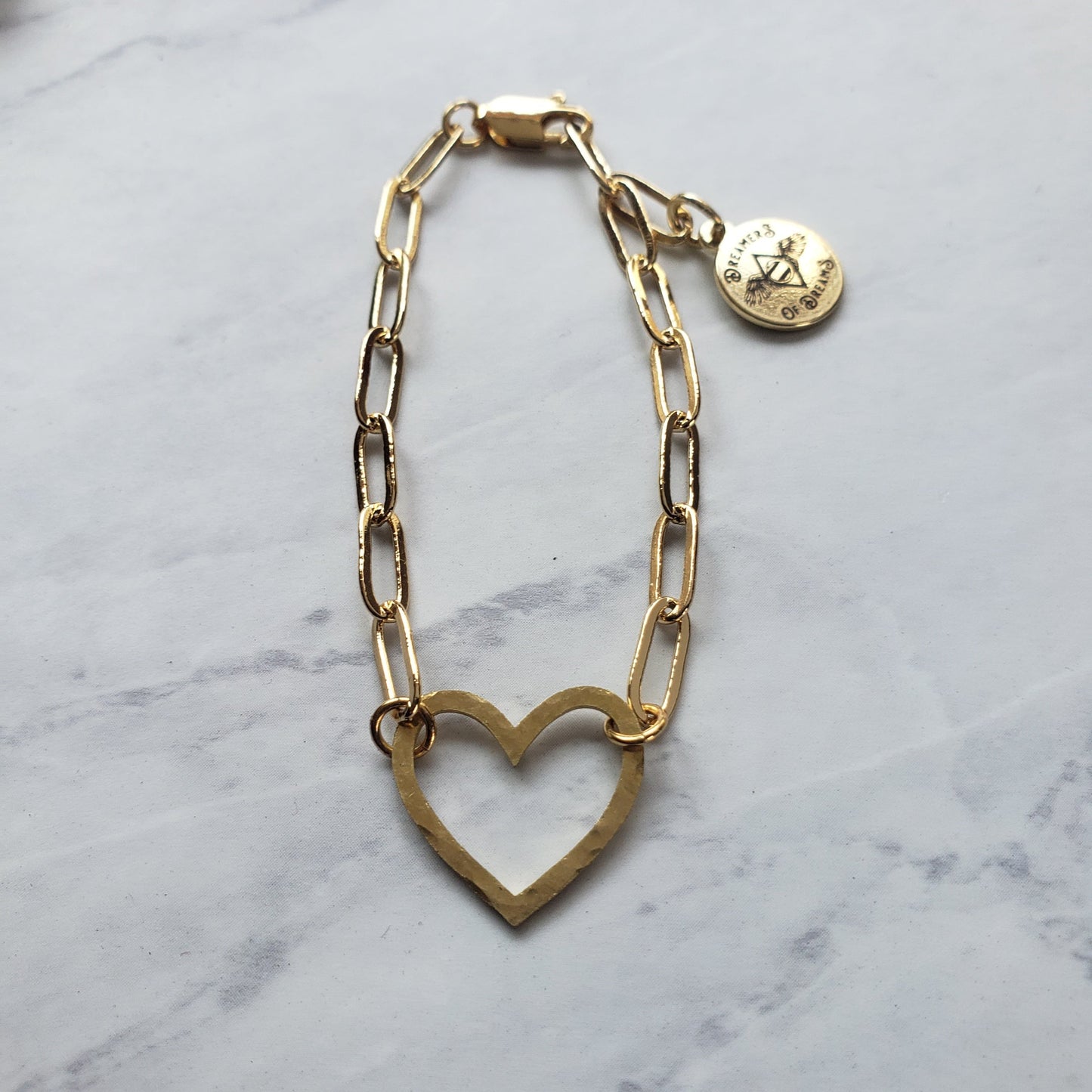 Gold Heart Bracelet