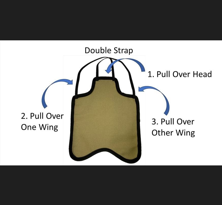 Hen Saver Ultra-Light Chicken Saddle for Hens (Cool Mesh Hen Apron Made in USA) - Triathlete Store