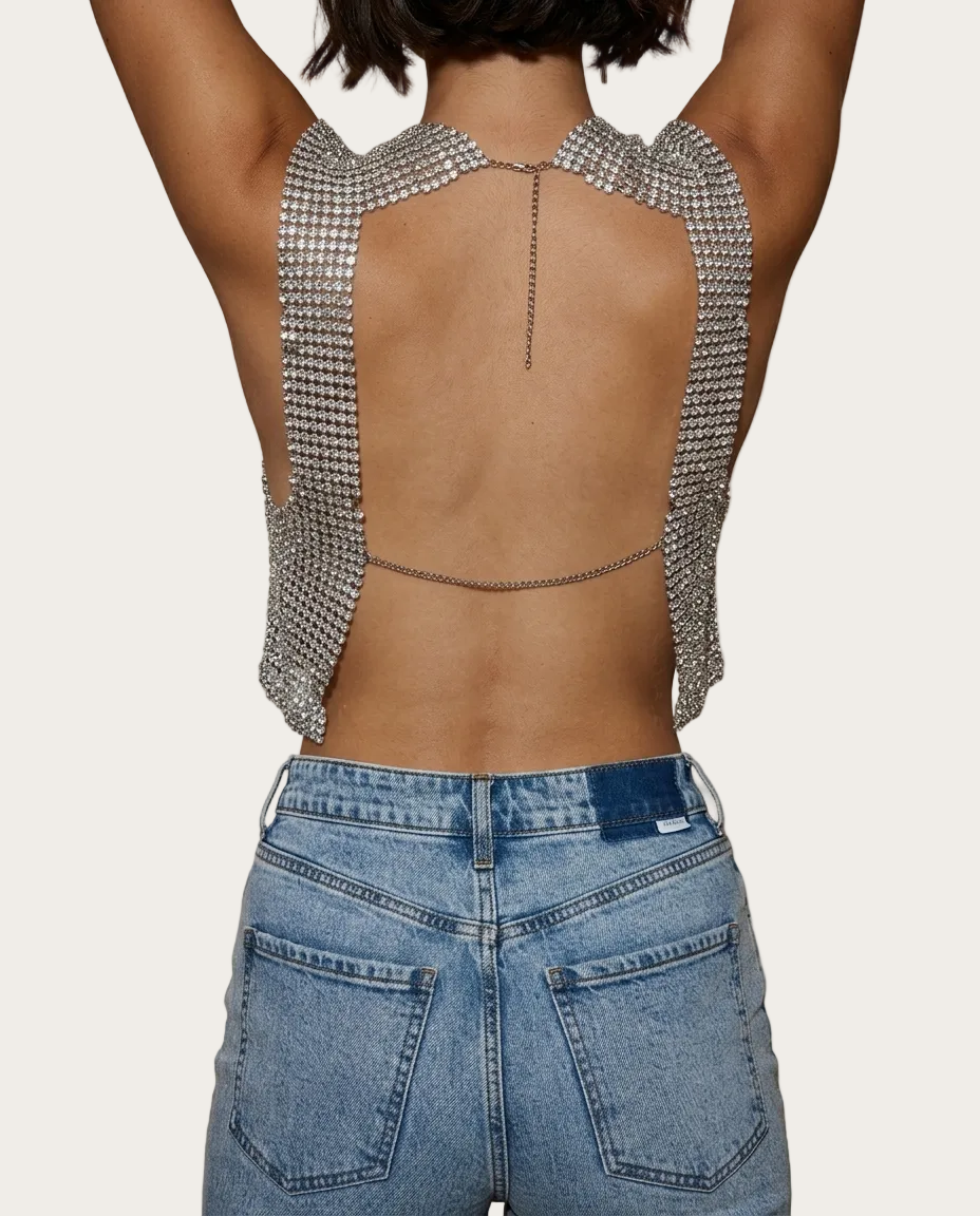 Bijou Rhinestone Tank