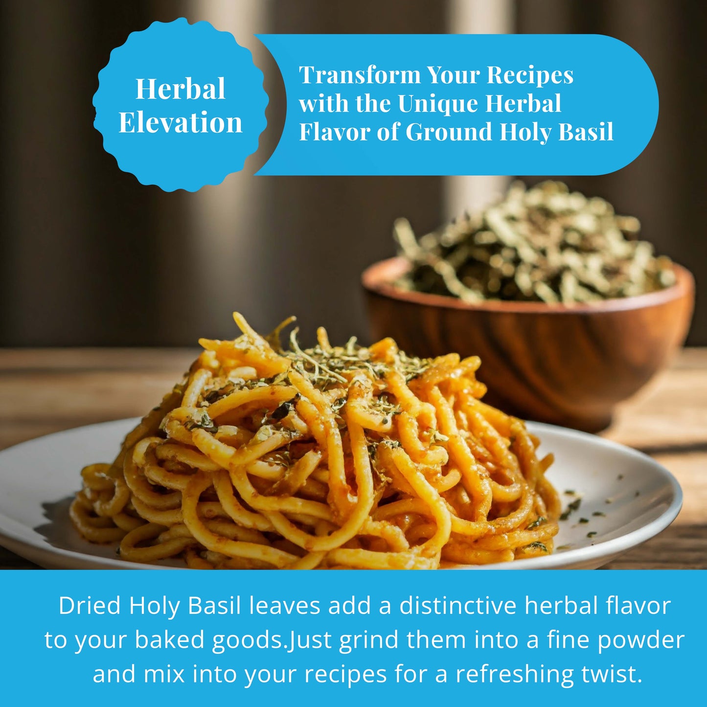 Akshit Dried Tulsi / Holy Basil Leaves | Tulsi Tea | Holy Basil Tea-2.6oz