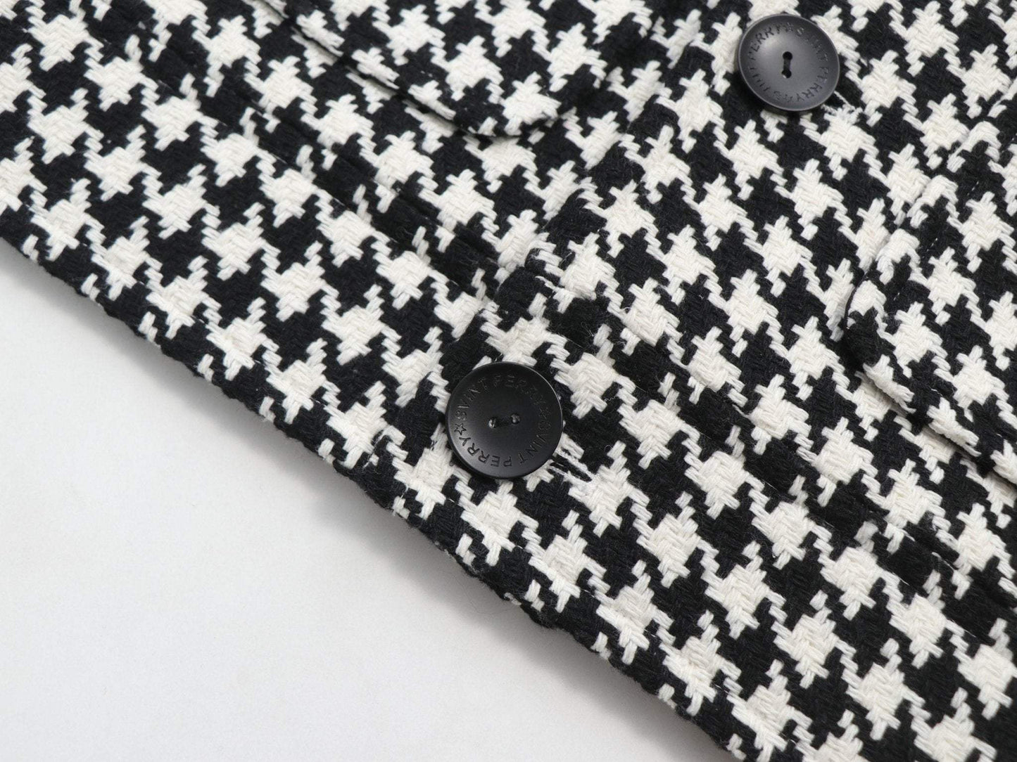 Houndstooth Boxy Fit Jacket