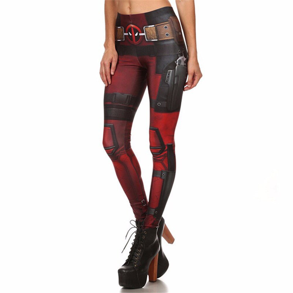 Death Pool Leggings | Yoga Pants | Cosplay Stretchy