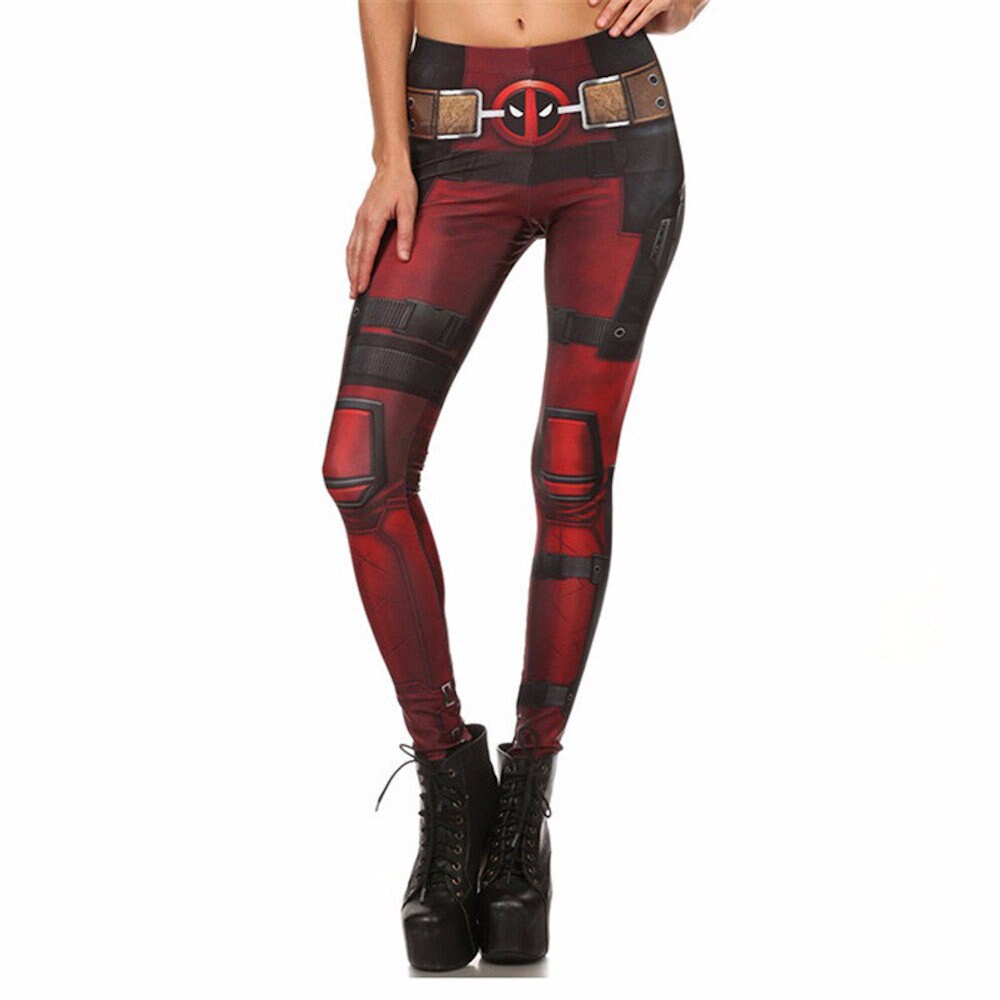 Death Pool Leggings | Yoga Pants | Cosplay Stretchy