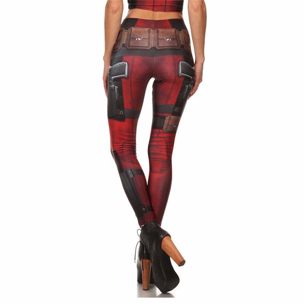 Death Pool Leggings | Yoga Pants | Cosplay Stretchy