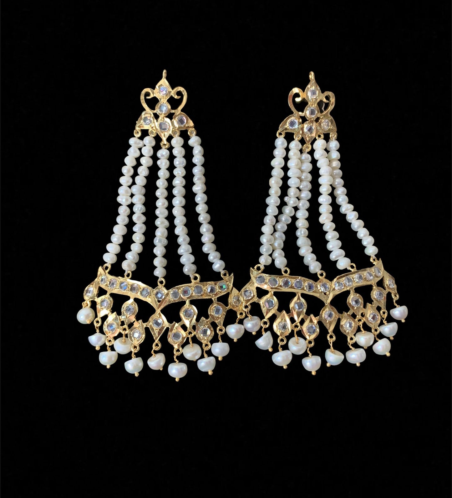 LN72 Hareem fresh water pearl rani haar ( SHIPS IN 4 WEEKS )