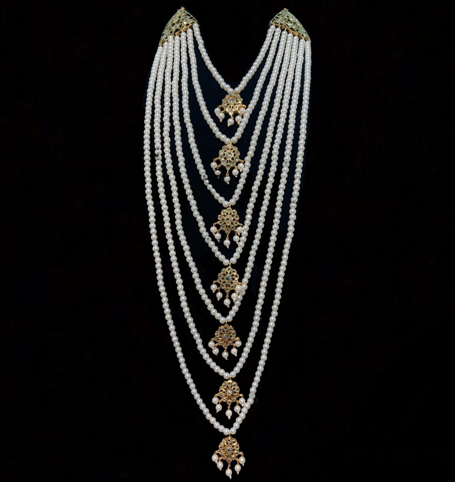 SAT59 Fiona Satlada in pearls  (READY TO SHIP  )