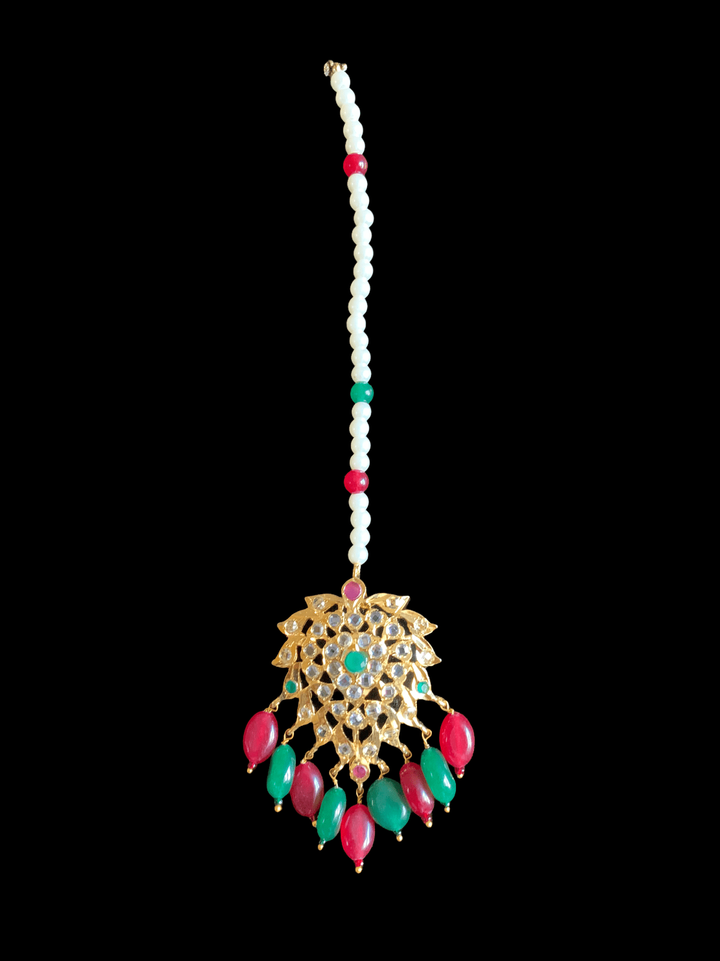 DJTK79 Zohra tika in red green ( READY TO SHIP)