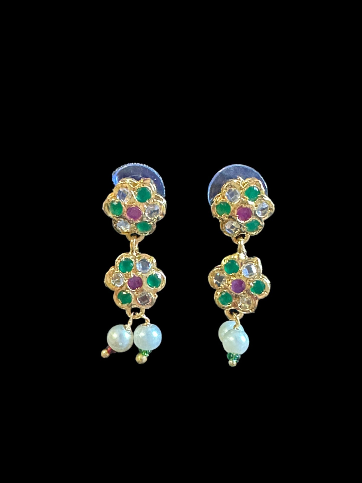 DNS38 gold plated necklace with earrings ( READY TO SHIP )