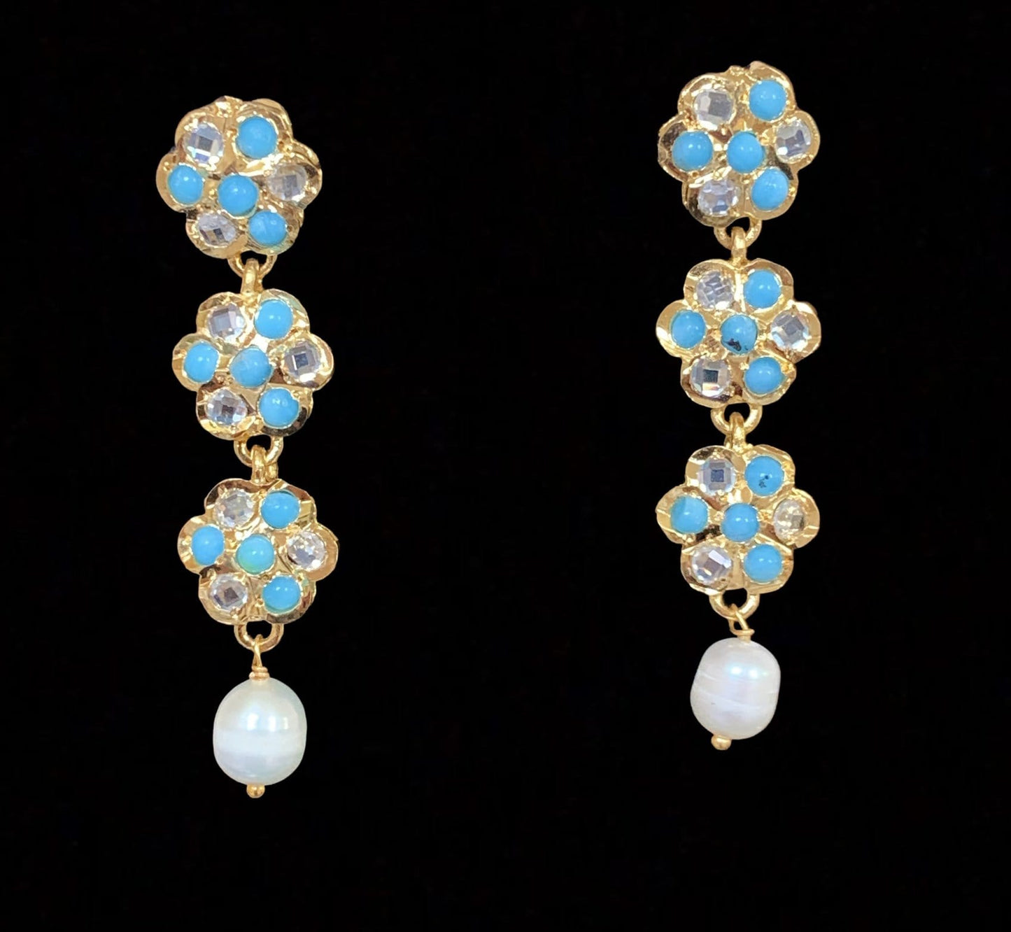 DNS123 Meenaz Feroza necklace ( READY TO SHIP )