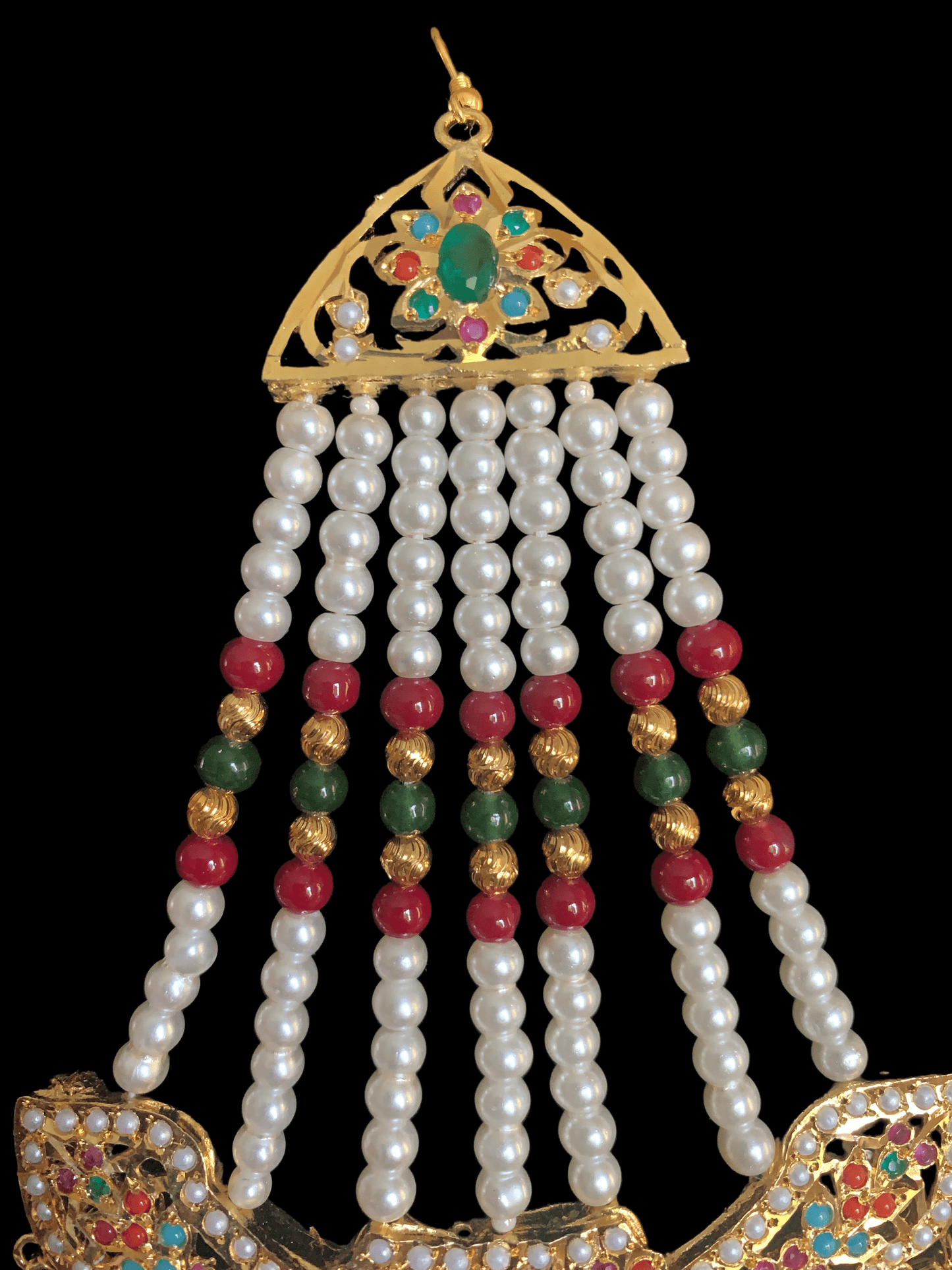 DJHR35 ASMITA jhoomar in Navratan ( READY TO SHIP)