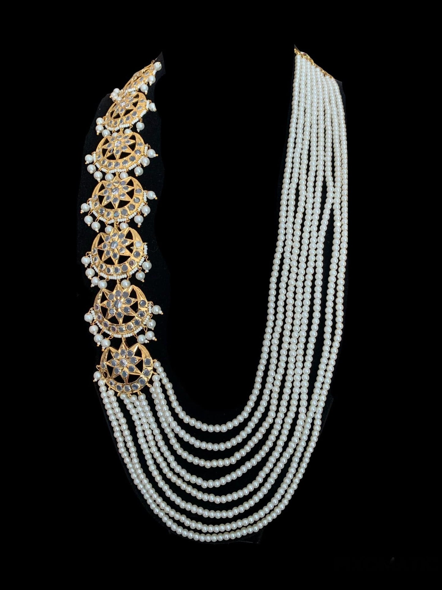LN75 Darika Multi brooch necklace set ( SHIPS IN 4 WEEKS )