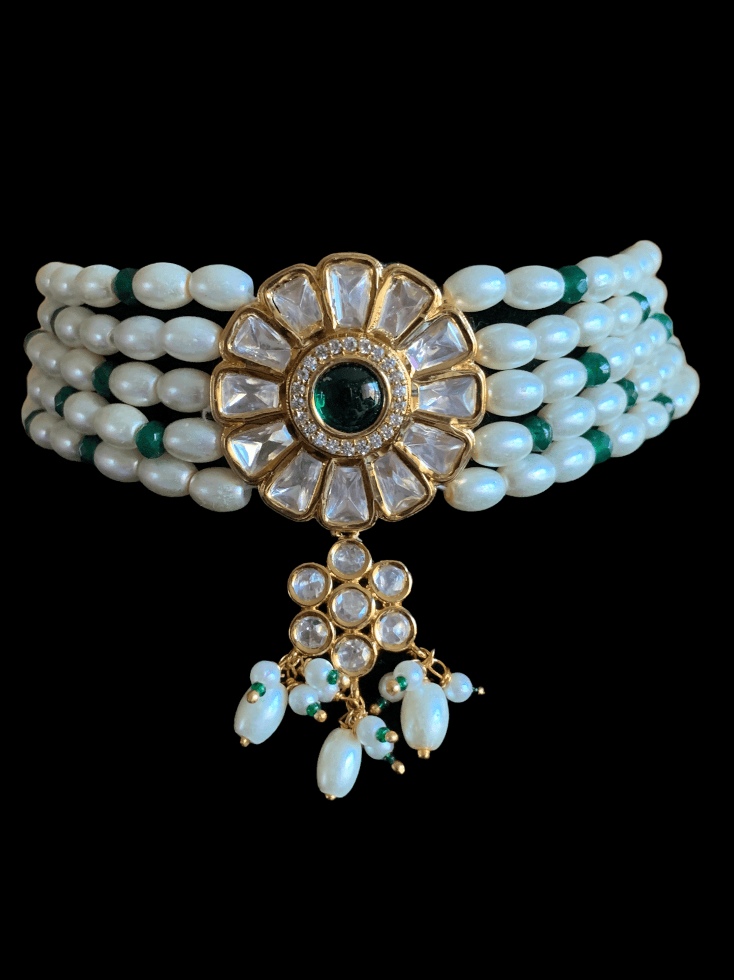 C140 polki choker with earrings ( READY TO SHIP )