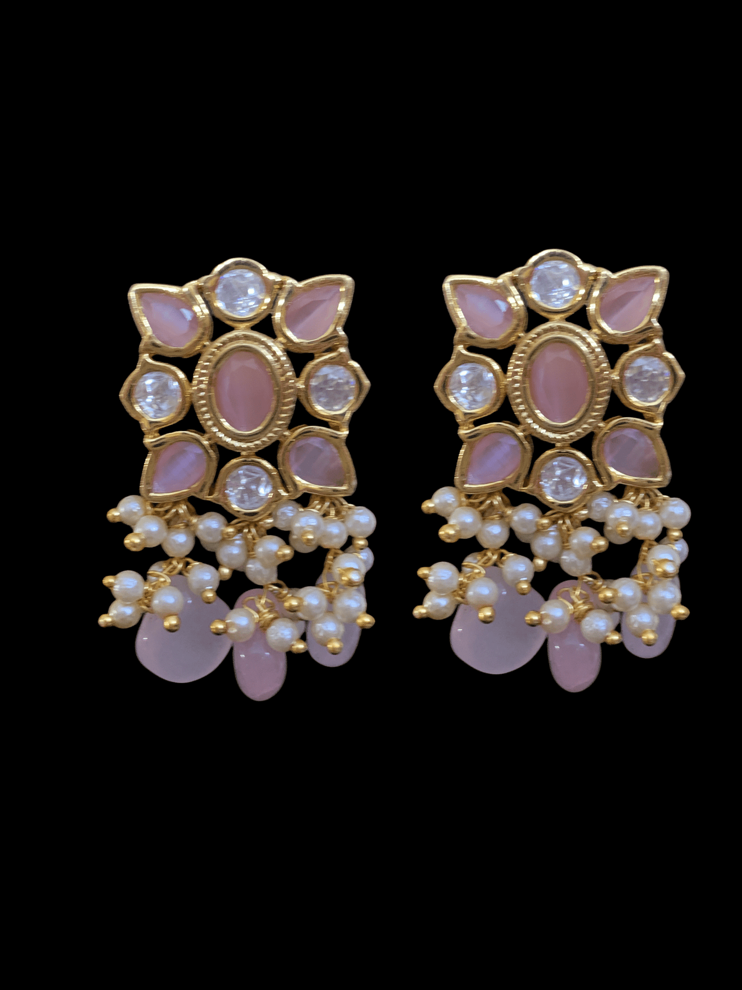 C312 Meera polki choker - pink ( READY TO SHIP )