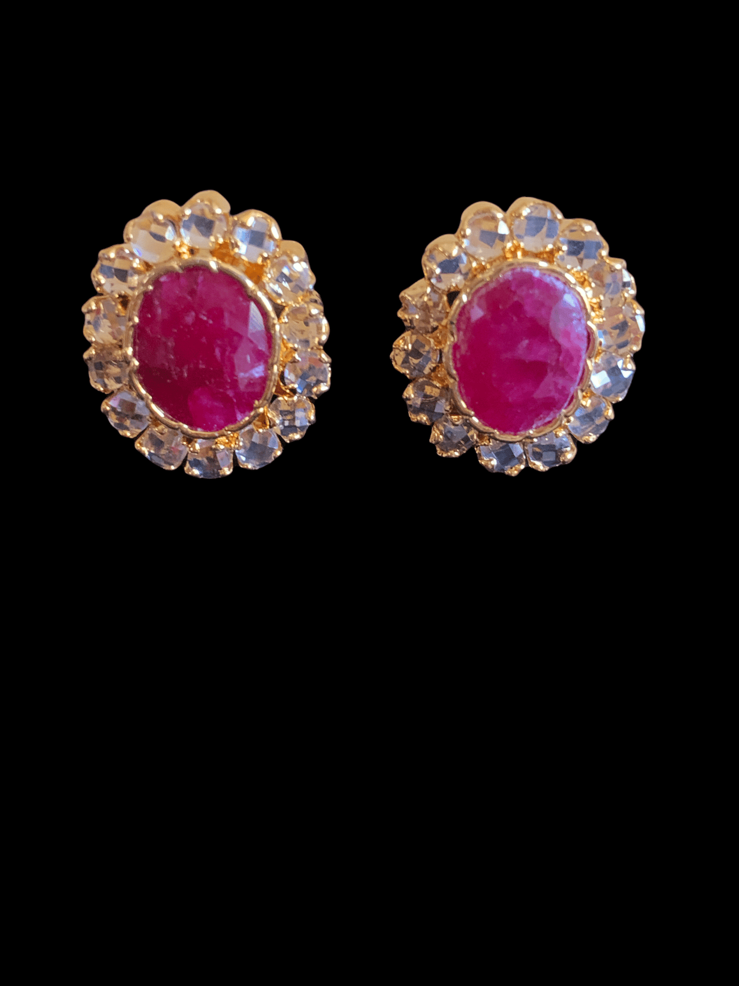 PS454 Pendant set with rubies ( READY TO SHIP )