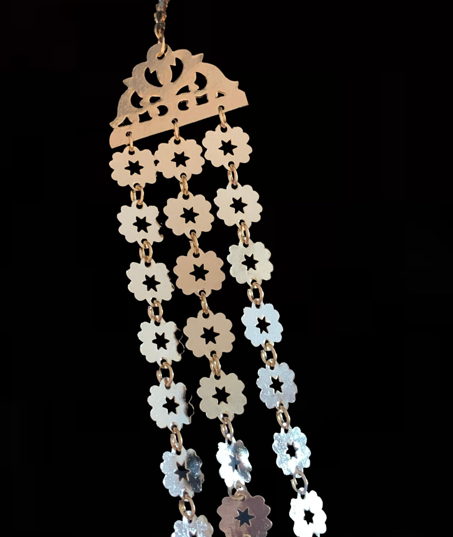 NS170 Chandan haar necklace in gold plating (READY TO SHIP )