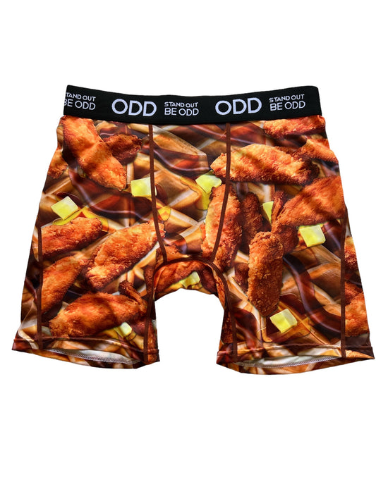 Odd - Stand Out Be Odd - Fried Food Men's Boxer Briefs (Medium)