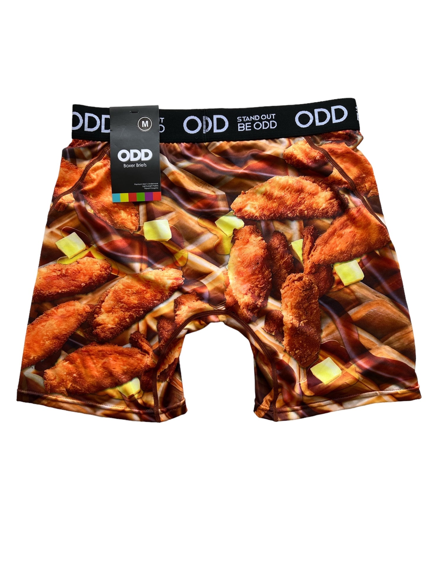 Odd - Stand Out Be Odd - Fried Food Men's Boxer Briefs (Medium)