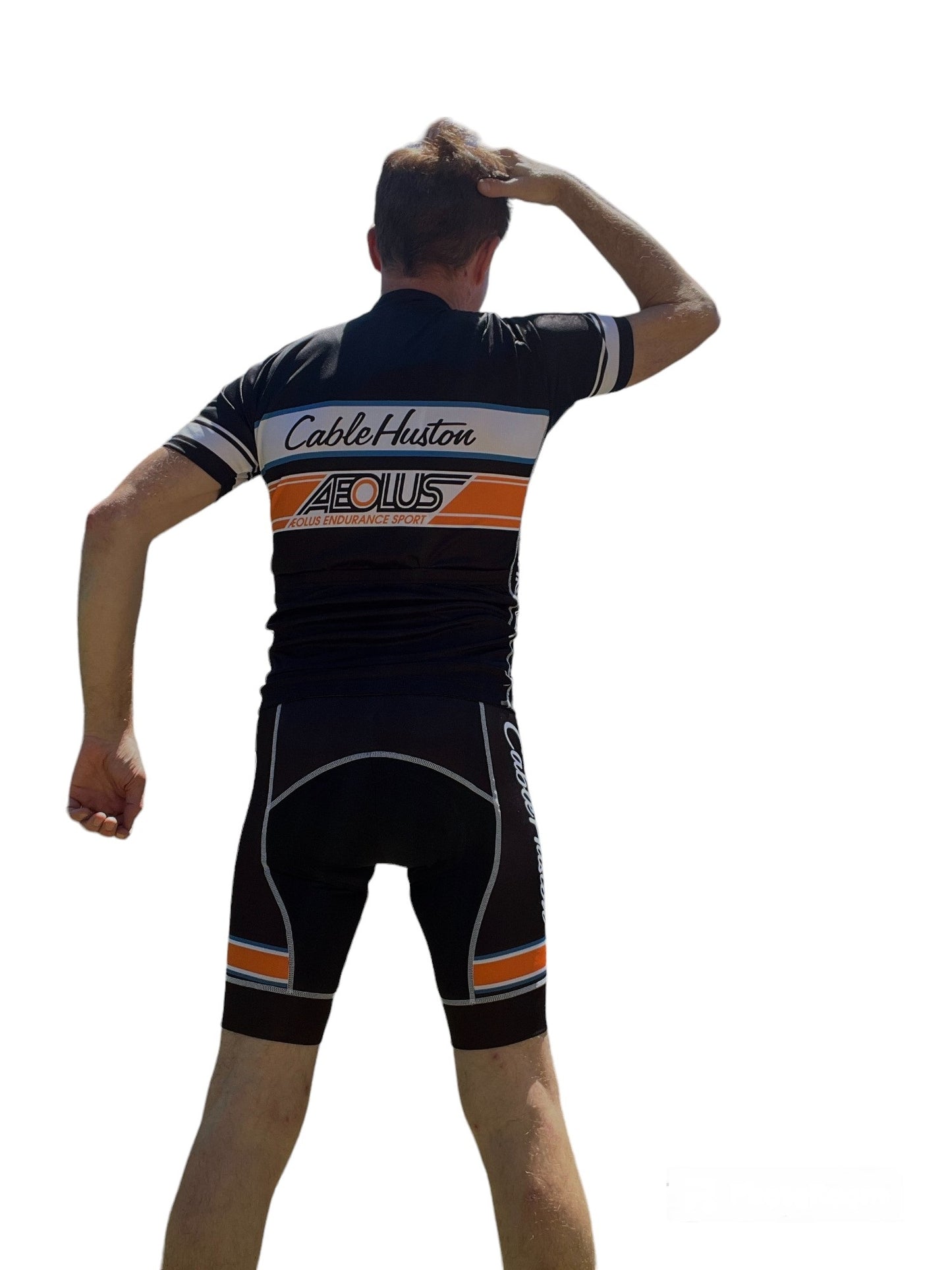 Cable Huston AEOLUS Endurance Sport Cycling Jersey, Black (XS, M)