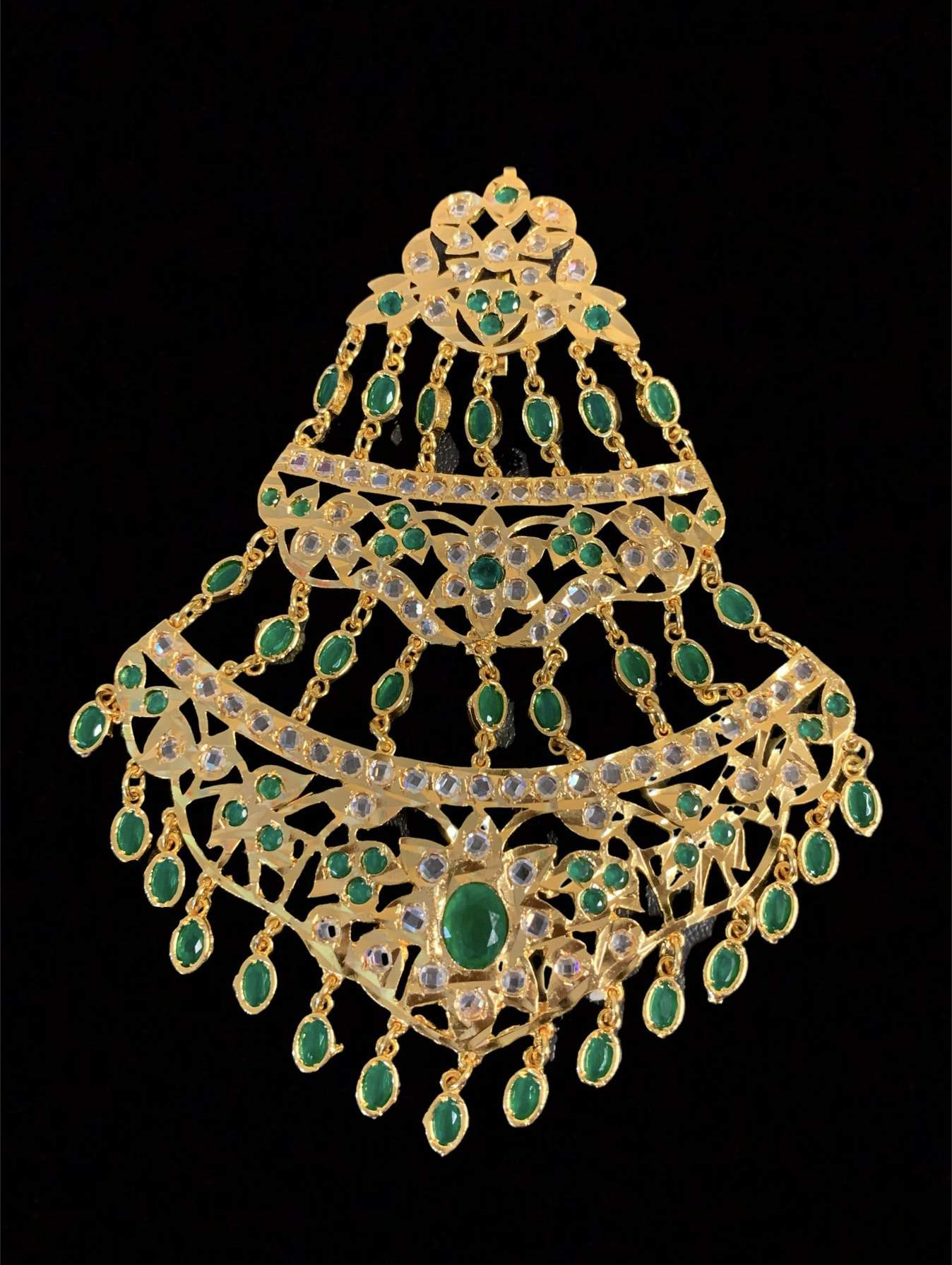 DJHR76 Naveen jhoomar in green READY TO SHIP