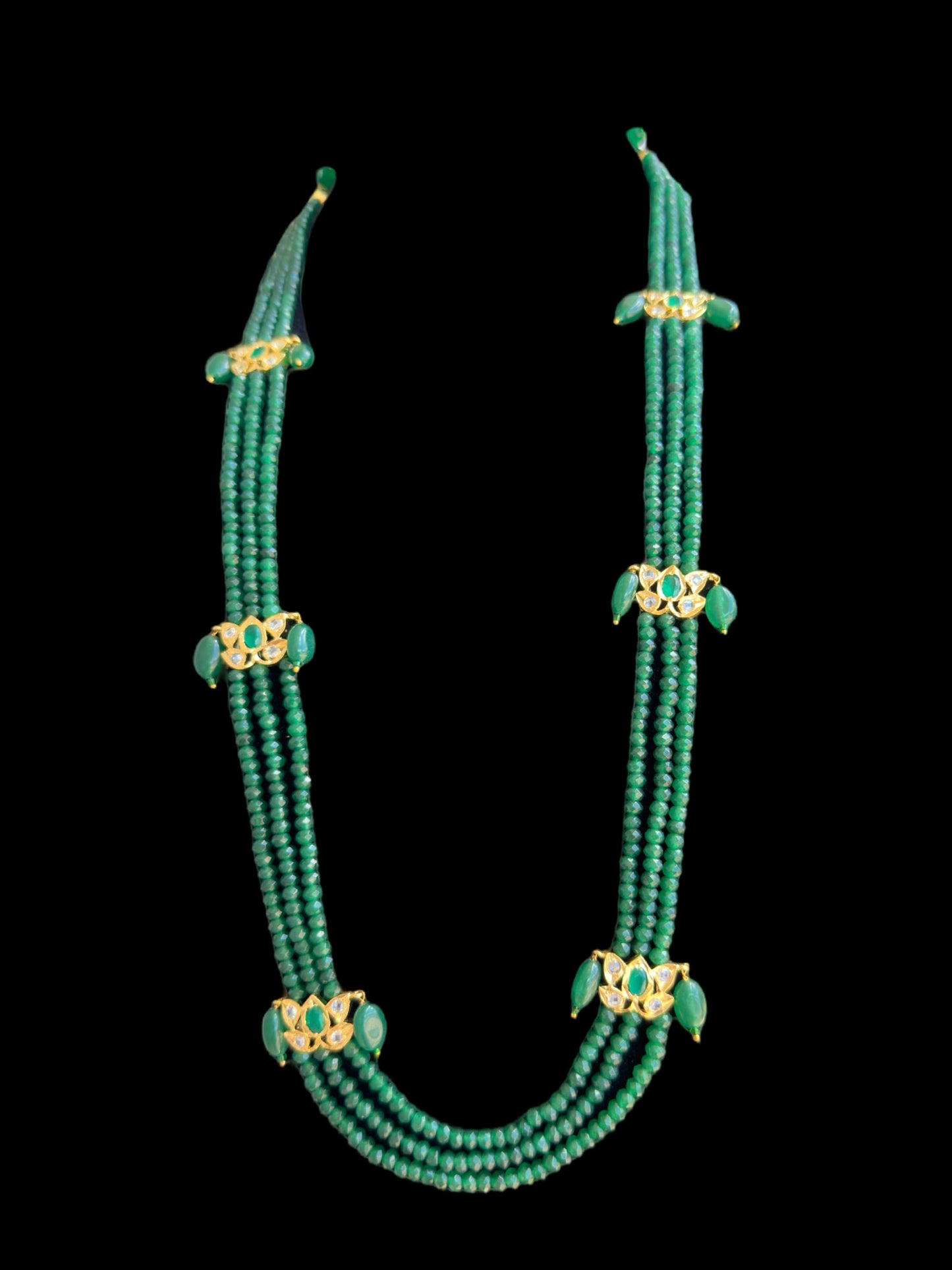 LN49 Raina green beads necklace ( READY TO SHIP )