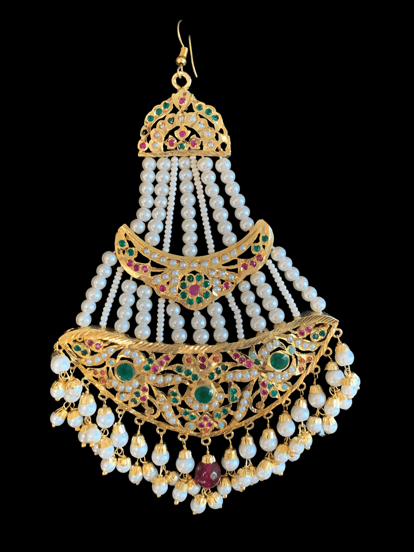 BR64 chriselle bridal set in Navratan ( READY TO SHIP )