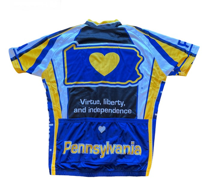 Pennsylvania Men's Cycling Jersey (Large)