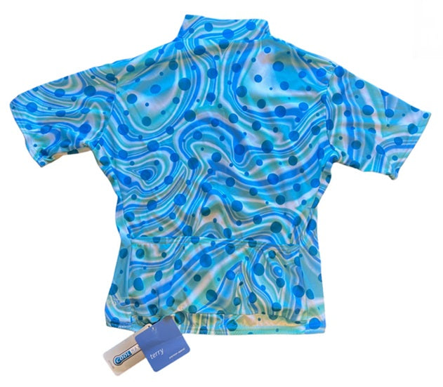 Terry Women's Pop Cycling Jersey - 1900511 (Blue Dots) X-Large