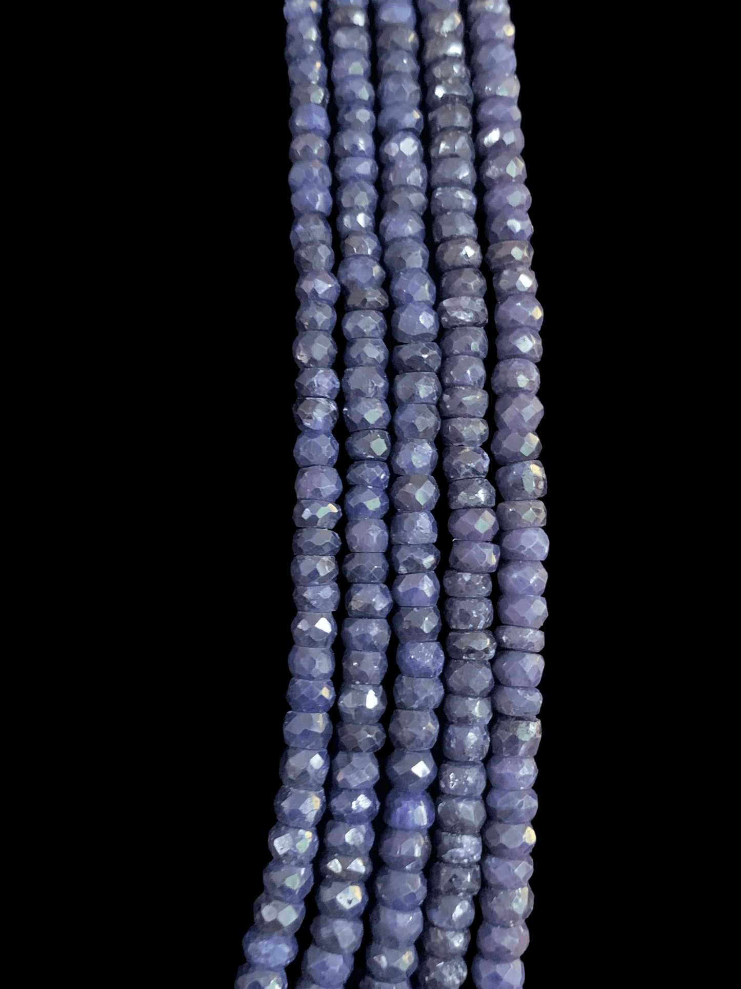 NS275 sapphire bead necklace (READY TO SHIP)