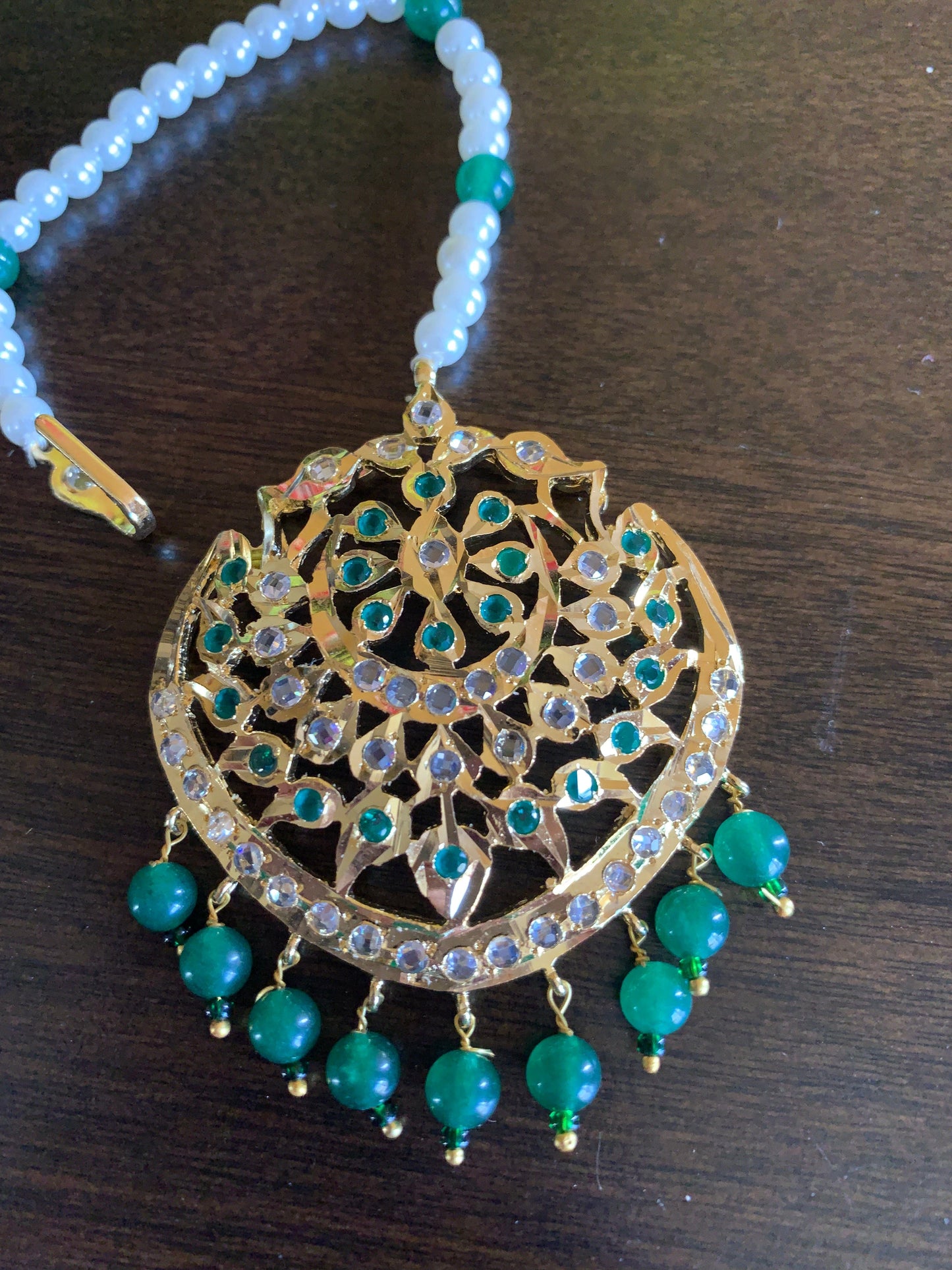 DJTK121 Shana tika in emerald ( SHIPS IN 2 WEEKS )