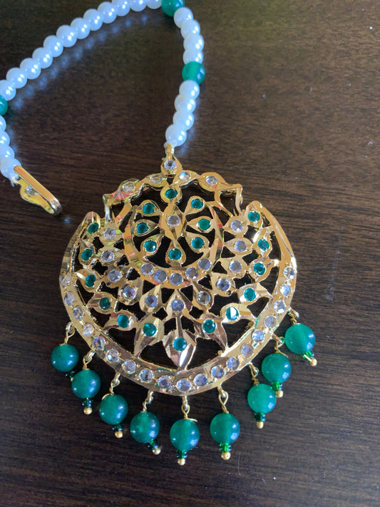 DJTK121 Shana tika in emerald ( SHIPS IN 2 WEEKS )