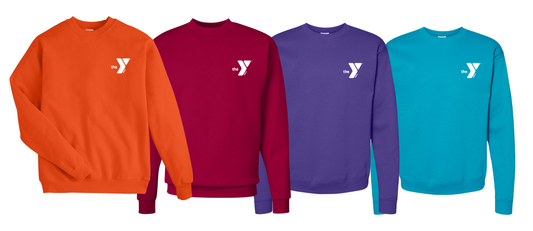 50/50 Cotton-Poly Pullover Crewneck Sweatshirt