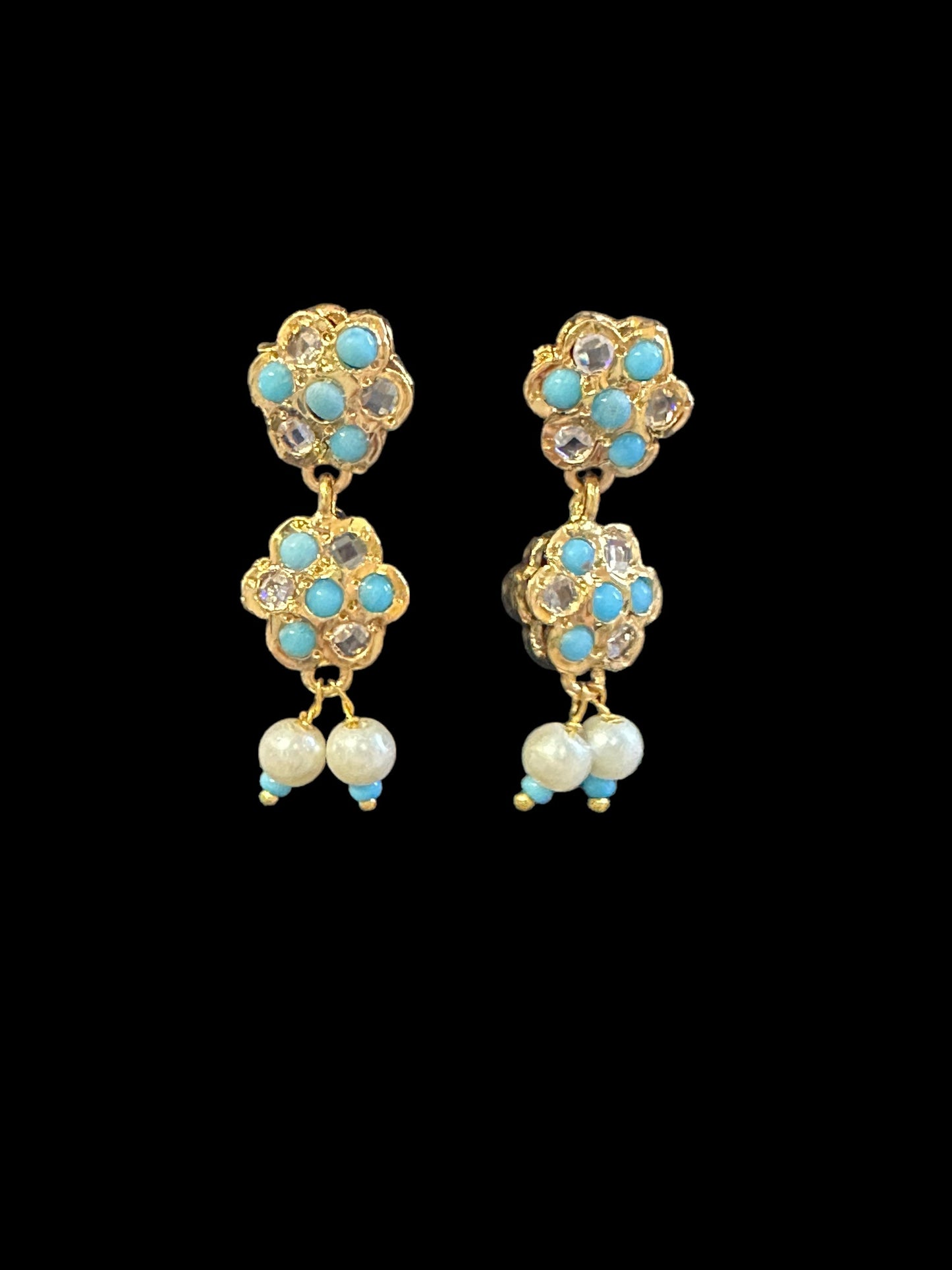 DNS40 gold plated necklace with earrings ( READY TO SHIP )
