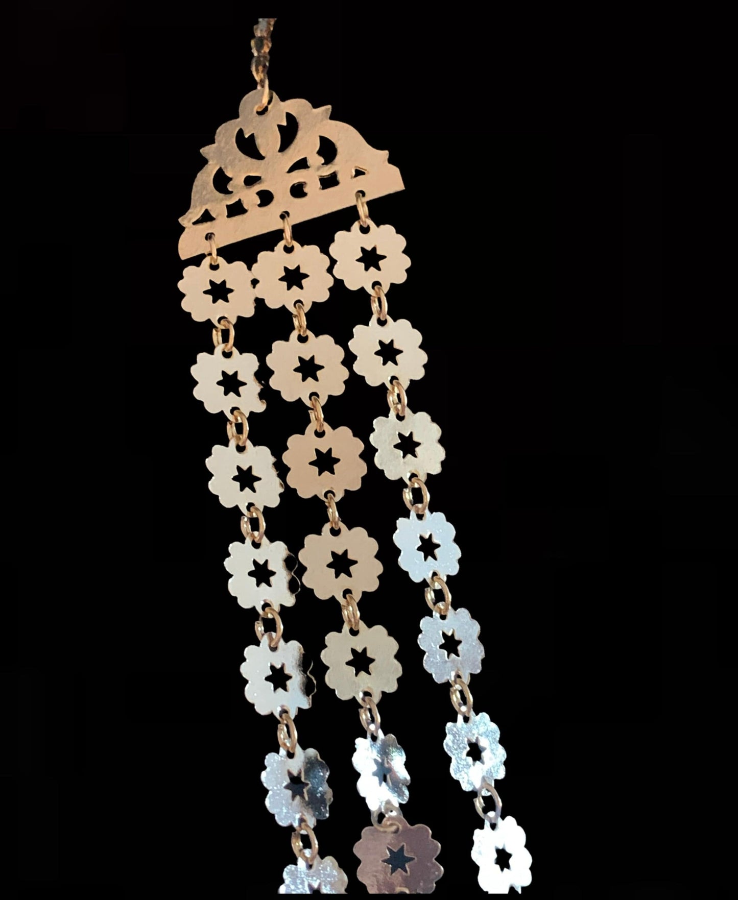 NS170 Chandan haar necklace in gold plating (READY TO SHIP )