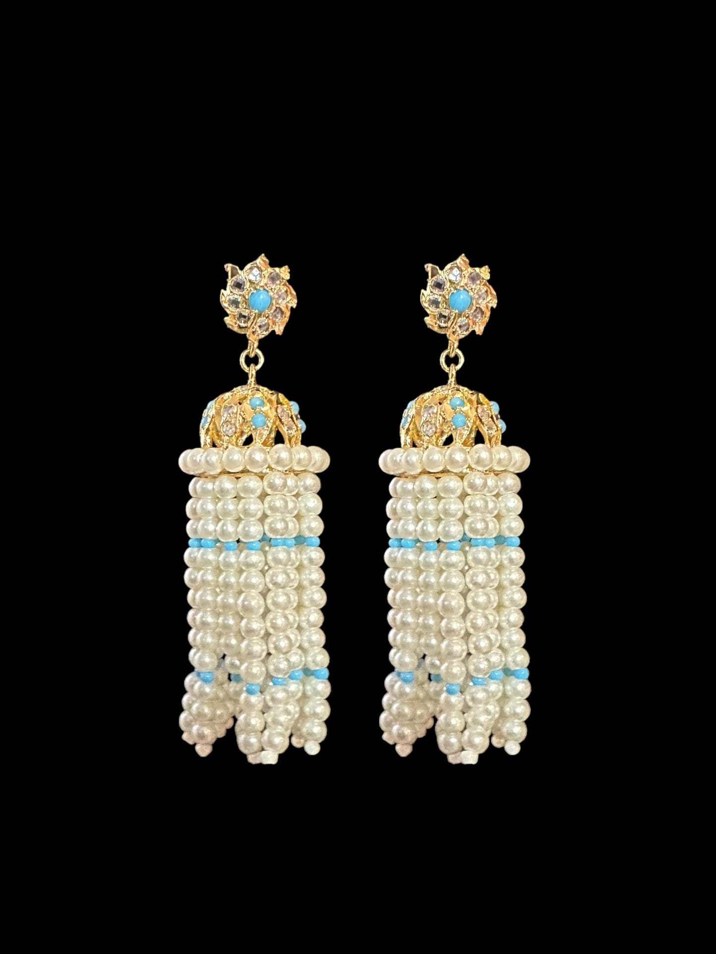 DER508T gold plated jhumka ( READY TO SHIP )