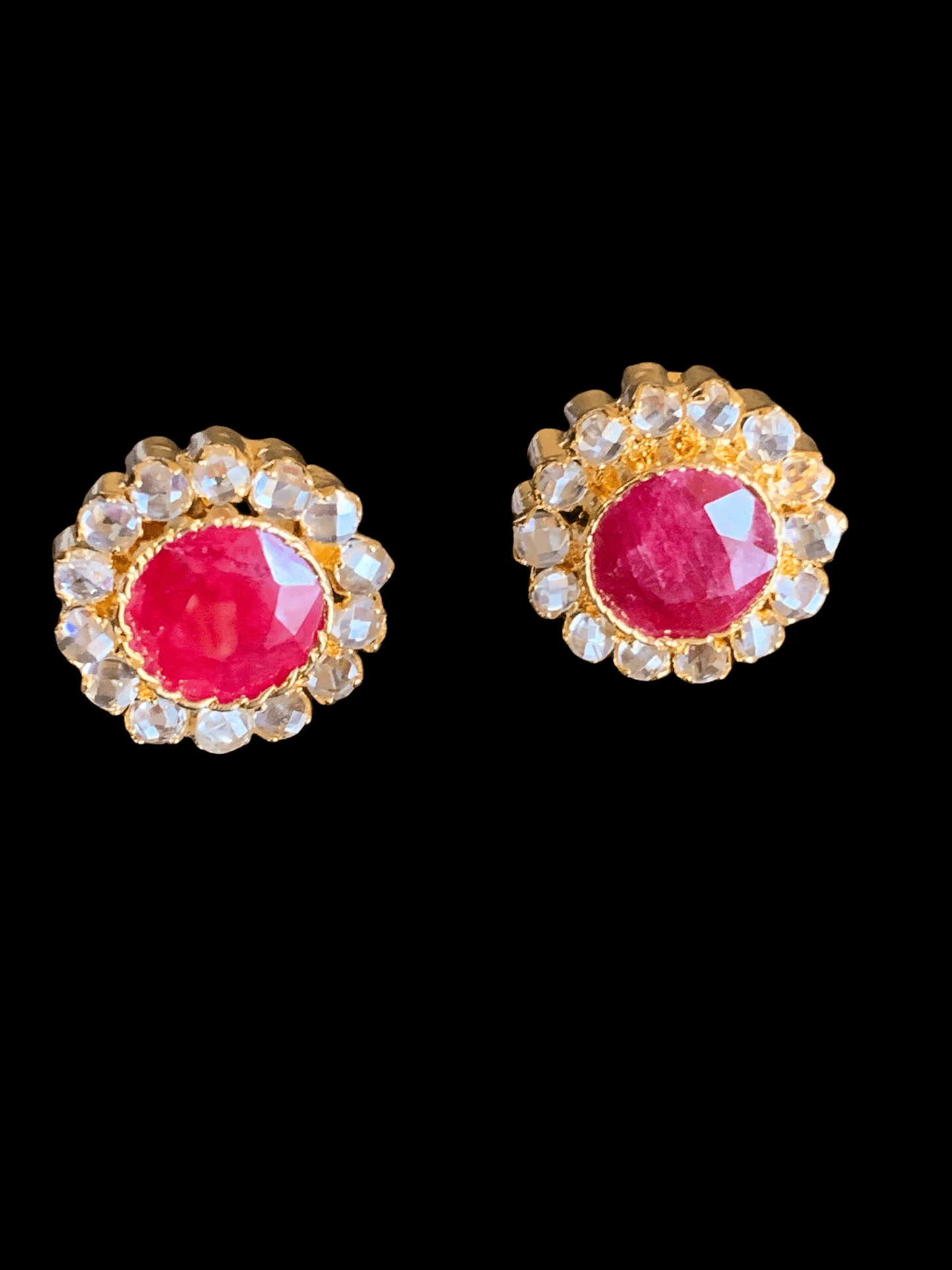 PS455 Pendant set with rubies ( READY TO SHIP )
