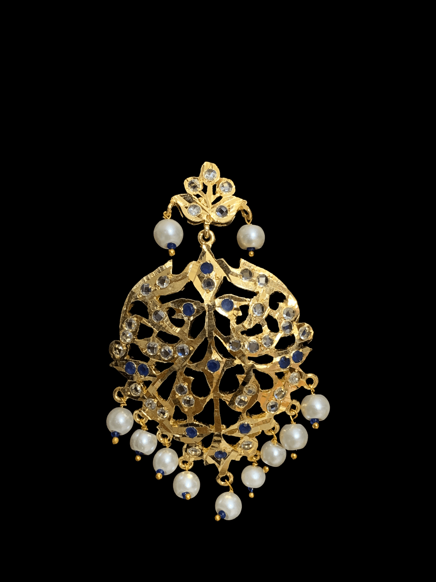 DER77 Aryana earrings in blue (READY TO SHIP)