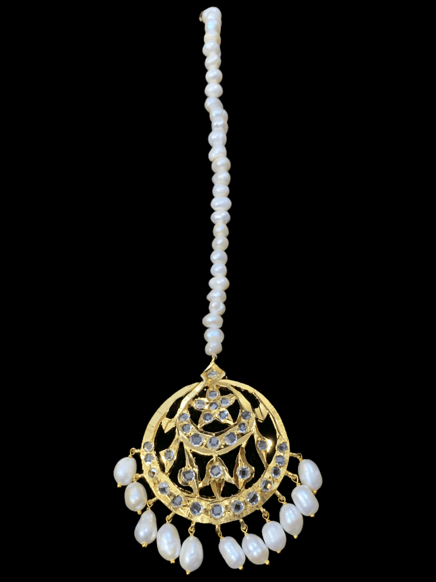 DJTK18 Aima tika in fresh water  pearls (SHIPS IN 4 WEEKS )